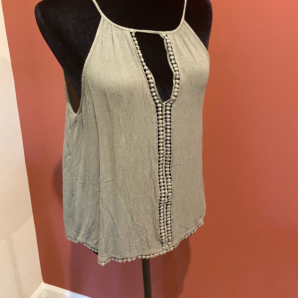 Sexy olive tunic